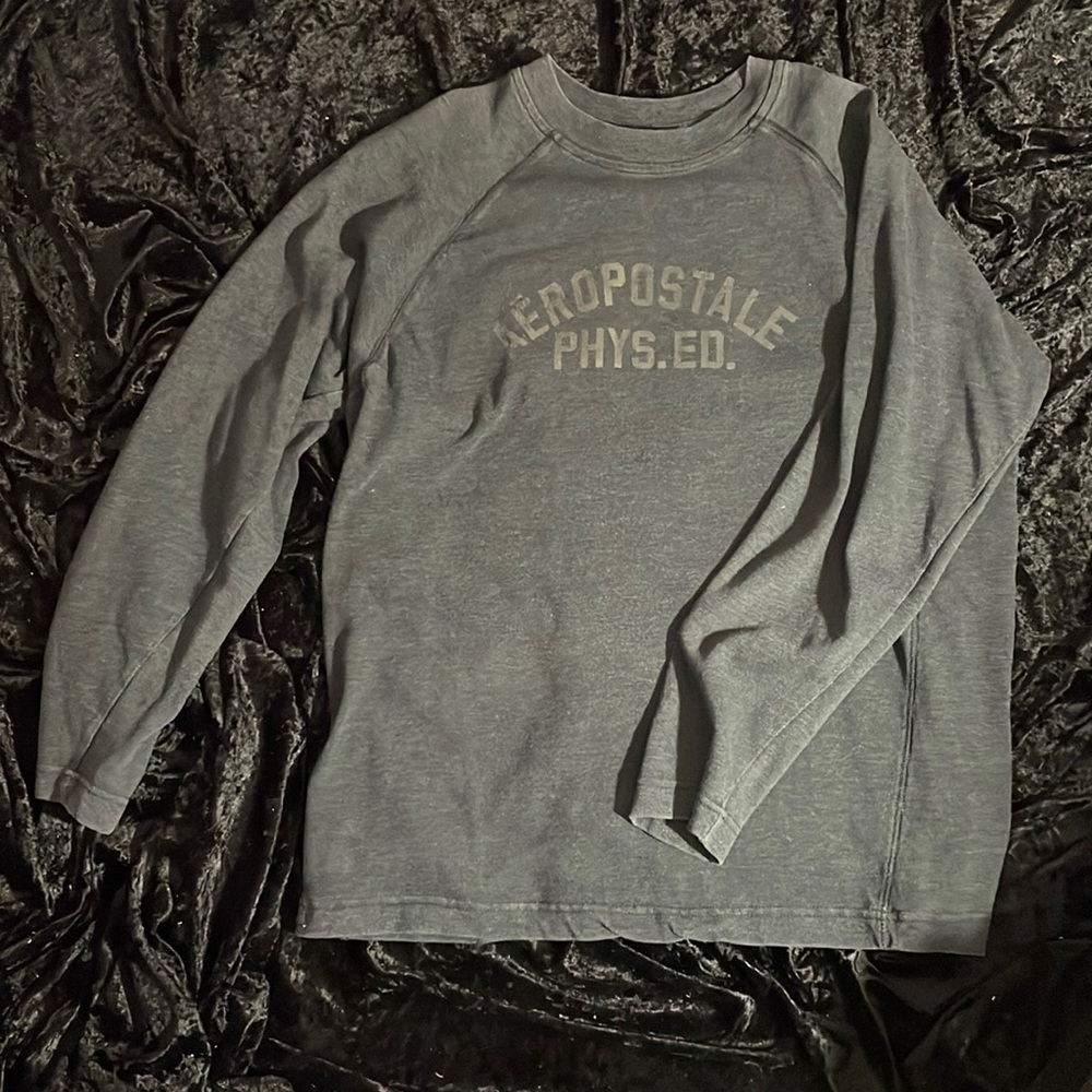 Aeropostale Grey Crew Neck Sweater